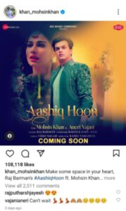 Aashiq Hoon poster Out