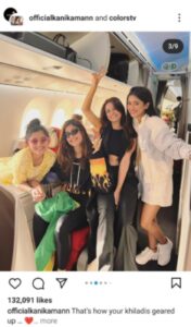 Kanika Mann Shares Pictures from her Flight