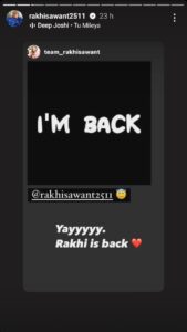 Rakhi Sawant on Instagram