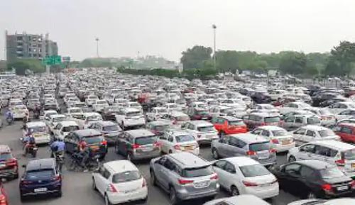 Road Jam In Delhi