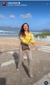 Rubina Dilaik enjoying her time in Cape Town