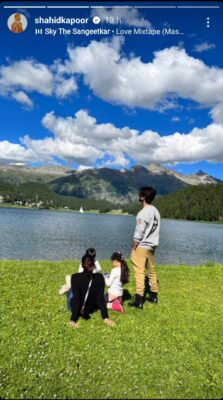 Shahid Kapoor with Family