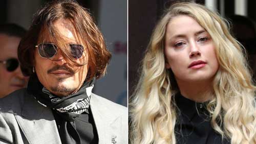 Johnny Depp and Amber Heard 