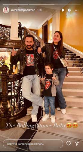 Kareena Kapoor, Saif Ali Khan and Taimur 