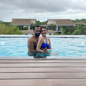 karishma-tanna-pool-pic-with-husband