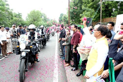 Bike rally was flagged off