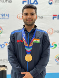 Arjun Babuta won gold medal