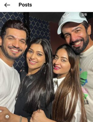 Mouni Roy and Arjun Bijlani Shared Pictures