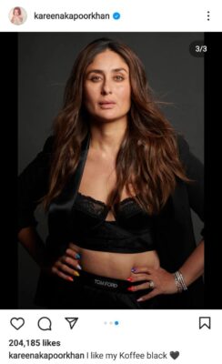 Kareena Kapoor In Black Outfit