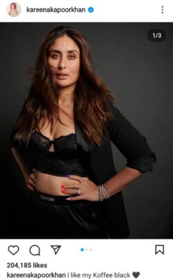 Kareena Kapoor In Black Dress