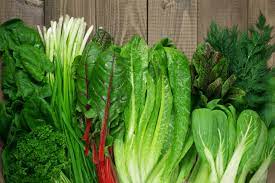 Use green leafy vegetables