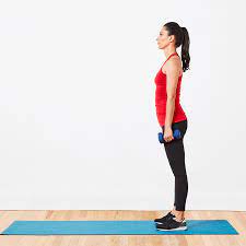 Standing lunges can be exercised