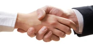 people shaking hands