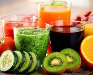 drink green vegetable juice