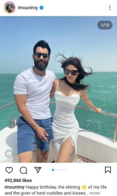 Mouni Roy With Husband