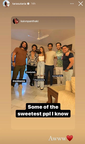 Tara Sutaria Celebrated her Boyfriend Aadar Jain's birthday, shared Photos