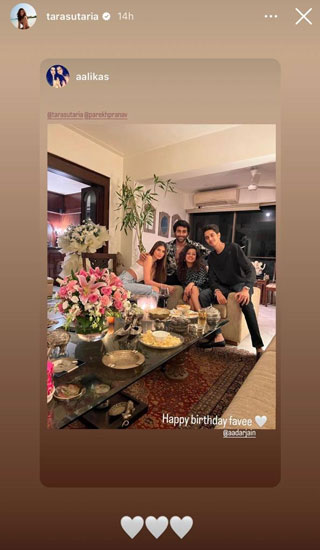 Tara Sutaria Celebrated her Boyfriend Aadar Jain's birthday, shared Photos