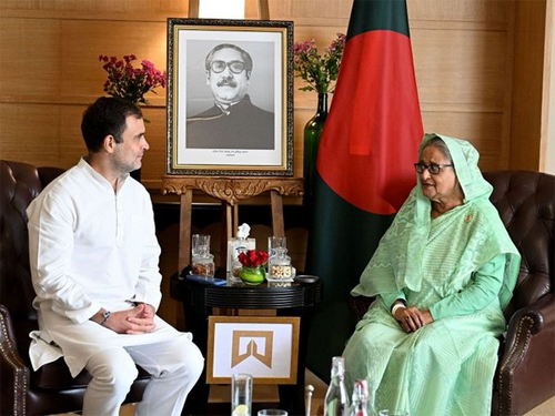 Sheikh Hasina India Visit Live: बांग्लादेश की पीएम शेख हसीना से मिले राहुल गांधी