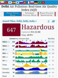 delhi pollution