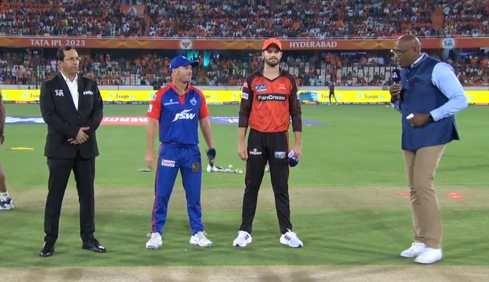 SRH vs DC: दिल्ली कैपिटल्स ने जीता टॉस , पहले बल्लेबाजी करने का किया फैसला , जानें प्लेइंग-11