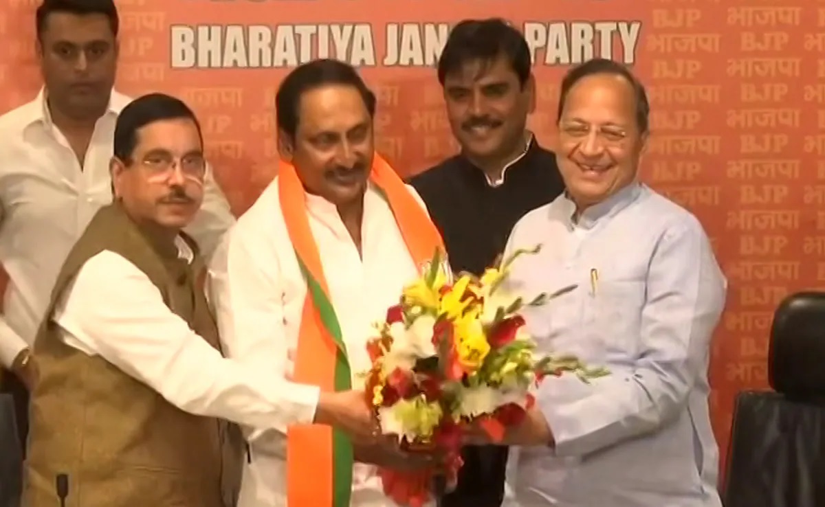 Kiran Kumar Reddy: कांग्रेस को एक और झटका, एन किरण रेड्डी बीजेपी में हुए शामिल, कर सकते हैं नड्डा से मुलाकात