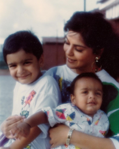 Zeenat Aman, Azaan and Zahaan