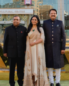 Isha ambani, Mukesh ambani and Ajay Piramal