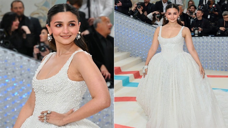 Alia Met Gala 2023: आलिया ने पहले बार में ही मेट गाला में लगाई आग, लुक देख लोगों के उठ गए होश