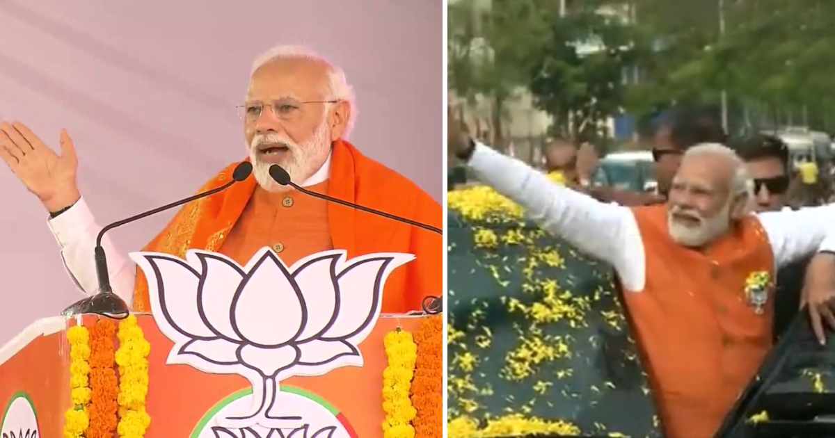 Karnataka Assembly Election:  PM मोदी ने तुमकुरु में रोड शो के बाद जनसभा को किया संबोधीत, कांग्रेस और जेडीएस पर साधा निशाना