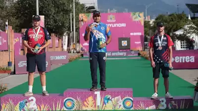 Archery World Cup 2023 Medellin: भारतीय कंपाउंड तीरंदाज़ अभिषेक वर्मा ने जीता स्वर्ण पदक