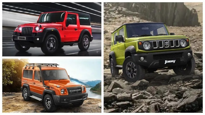 Jimny vs Thar vs Gurkha: तीन जबरदस्त ऑफरोड एसयूवी में कौन-सी बेहतर, देखें कंपैरिजन