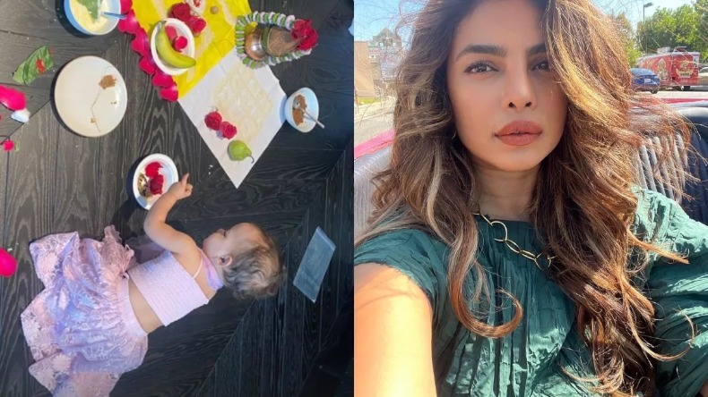 Priyanka Chopra: लहंगा पहन नाना की डेथ एनिवर्सरी पूजा में शामिल हुईं मालती मैरी, फोटो देखें