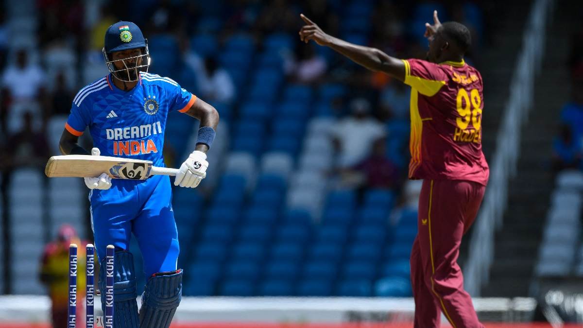 IND vs WI: टी20 सीरीज के पहले मैच में वेस्टइंडीज ने भारत को 4 रनों से दी मात