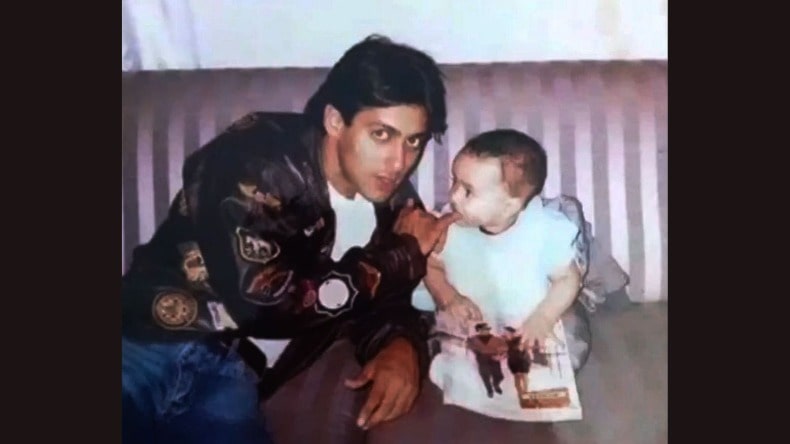 Salman Khan Throwback Picture: सलमान ने शेयर की नन्ही सी अर्पिता की तस्वीर, विंटेज अवतार में सोशल मीडिया पर मचाई खलबली