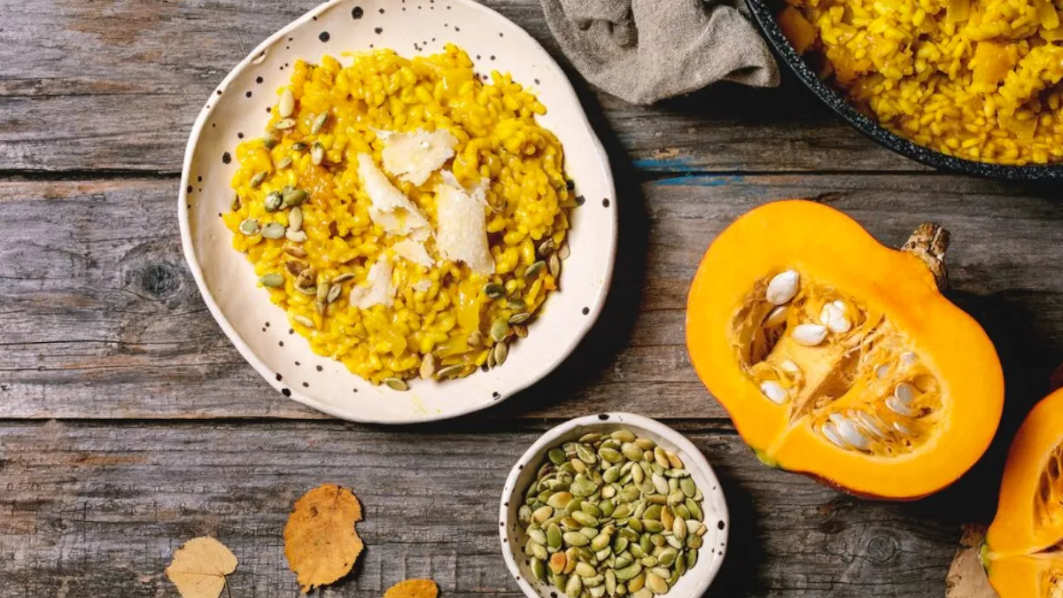 डाइट पर हैं तो डिनर या लंच में ट्राई करें Pumpkin Rice, जाने रेसिपी