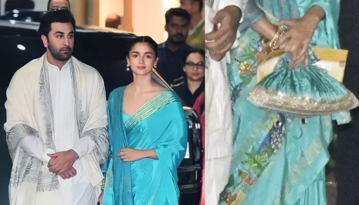 राम मंदिर उद्घाटन पर पहनी गई Alia Bhatt की साड़ी पर चित्रित थी रामायण, एक्ट्रेस की ब्लू साड़ी ने खींचा सबका ध्यान