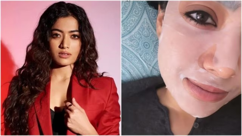 हेल्दी स्किन के लिए शीट मास्क का इस्तेमाल करती हैं Rashmika Mandanna, जानें इसके फायदे