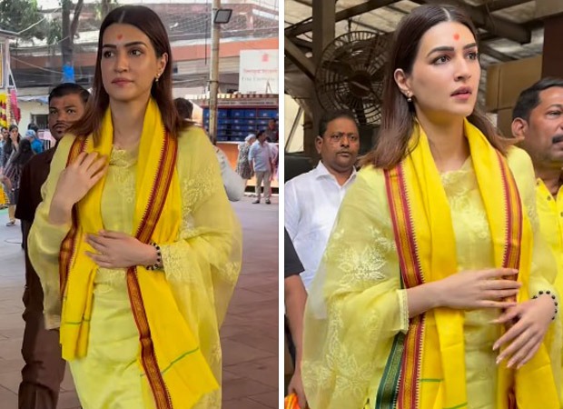 सिद्धिविनायक मंदिर पहुंची Kriti Sanon, Teri Baaton Mein Aisa Uljha Jiya के रिलीज से पहले बप्पा का लिया आशीर्वाद