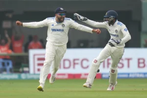 Rohit Sharma caught Ollie Pope Ind vs Eng, Vizag Test