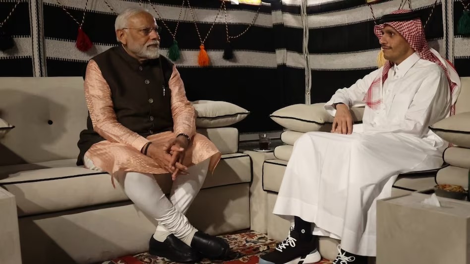 PM Modi in Qatar: पूर्व नौसेनिकों की रिहाई के बाद पीएम मोदी की कतर के अमीर से मुलाकात, 'X' पर लिखी ये बात