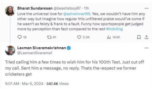 ind vs eng laxaman on ashwin