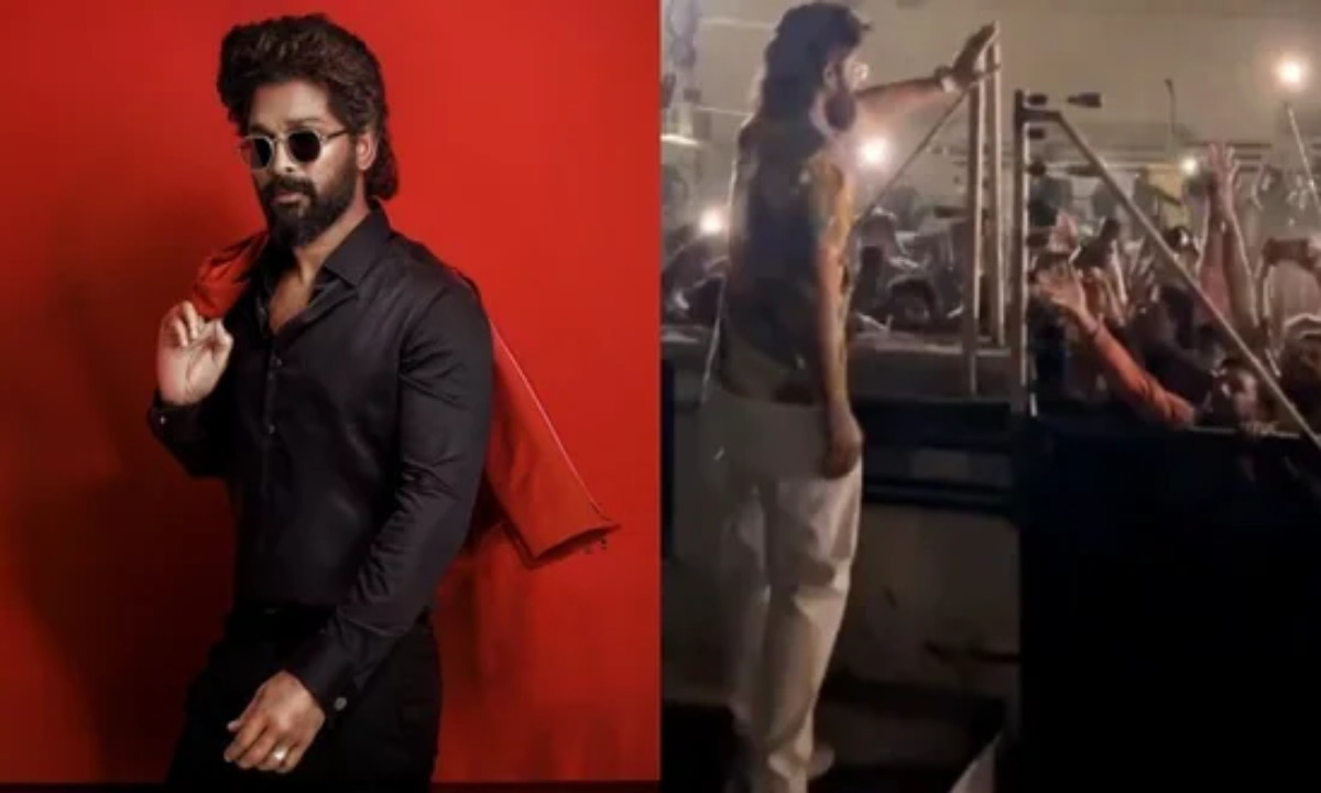 Allu Arjun के जन्मदिन पर घर के बाहर लगा फैंस का जमावड़ा, बधाई देने पहुंचे लाखों लोग