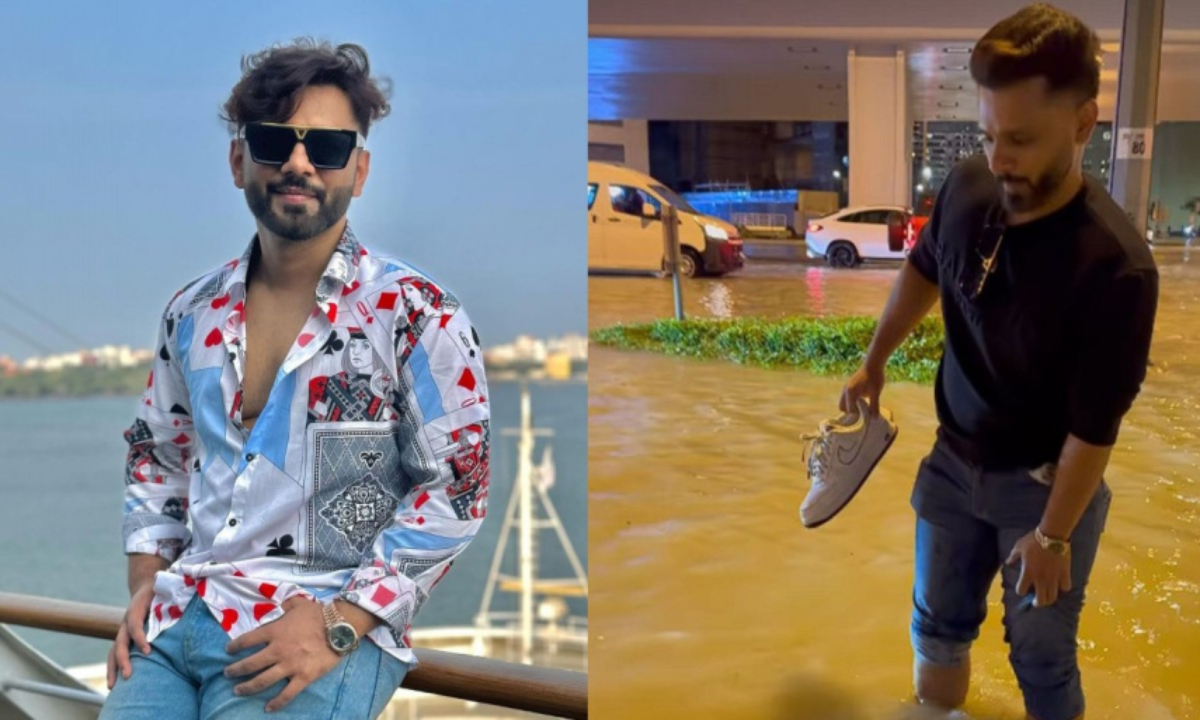 बाढ़ के बीच दुबई में फंसे Rahul Vaidya, वीडियो शेयर कर बताया हाल -Indianews