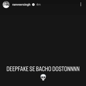 Ranveer Singh Post