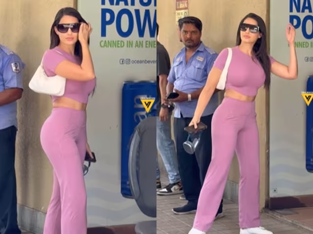 Nora Fatehi: नोरा फतेही का पर्पल क्रॉप टॉप में हॉट वीडियो हुआ वायरल, देखें वीडियो-Indianews