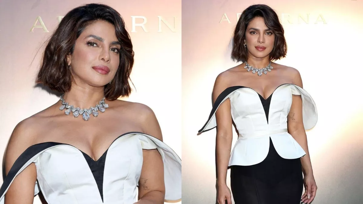 बुल्गारी के लॉन्चिंग इवेंट में नए लुक में नजर आईं Priyanka Chopra, 140 कैरेट हीरों के नेकलेस ने खींचा फैंस का ध्यान -Indianews