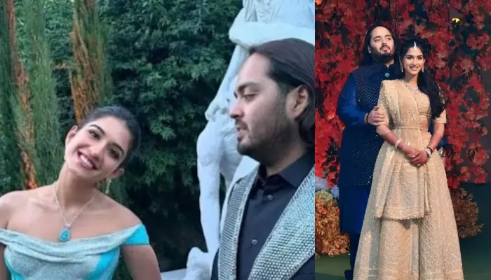 सिंड्रेला लुक में नजर आईं Radhika Merchant, डायमंड ब्रोच में Anant Ambani संग दिए पोज़, देखें इनसाइड तस्वीर -IndiaNews