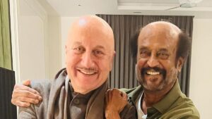 Anupam Kher Shared The Video With Rajinikanth