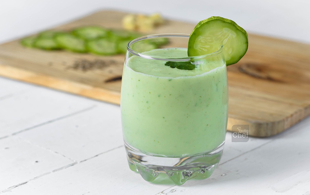 Cucumber Lassi In Summer 
