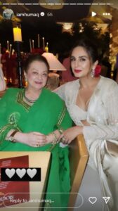 Huma Qureshi and Saira Banu